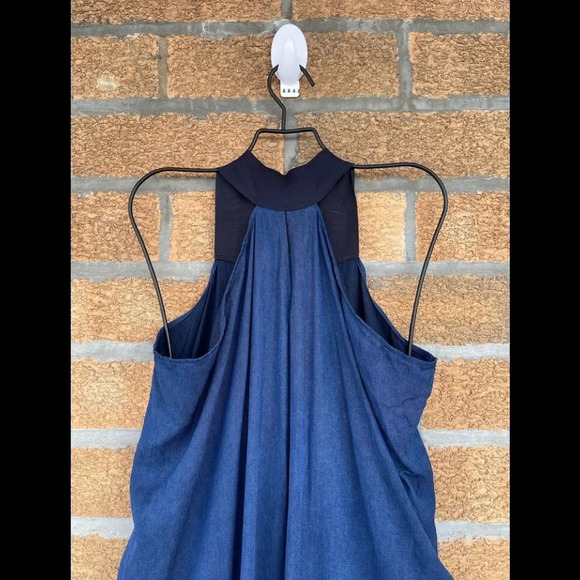 Zero + Maria Cornejo denim dress size 4 - Picture 9 of 11